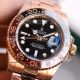 Replica Rolex Gmt Master ii Root Beer Rose Gold Black Dial Watch 40mm (3)_th.jpg